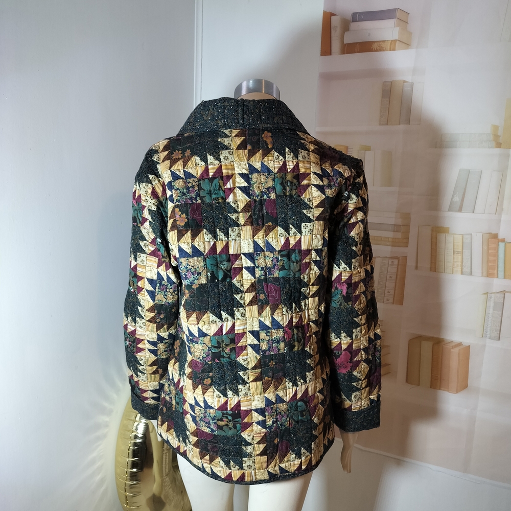 & Other Stories Multicolor Patchwork Blazer - image 5